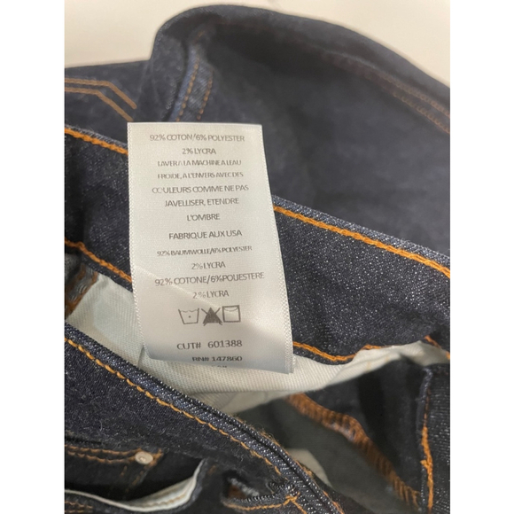 Michelle by Comune Mid-Twig Mind Rise Skinny Dark Wash Jeans leg slits Size 29 - Picture 13 of 13